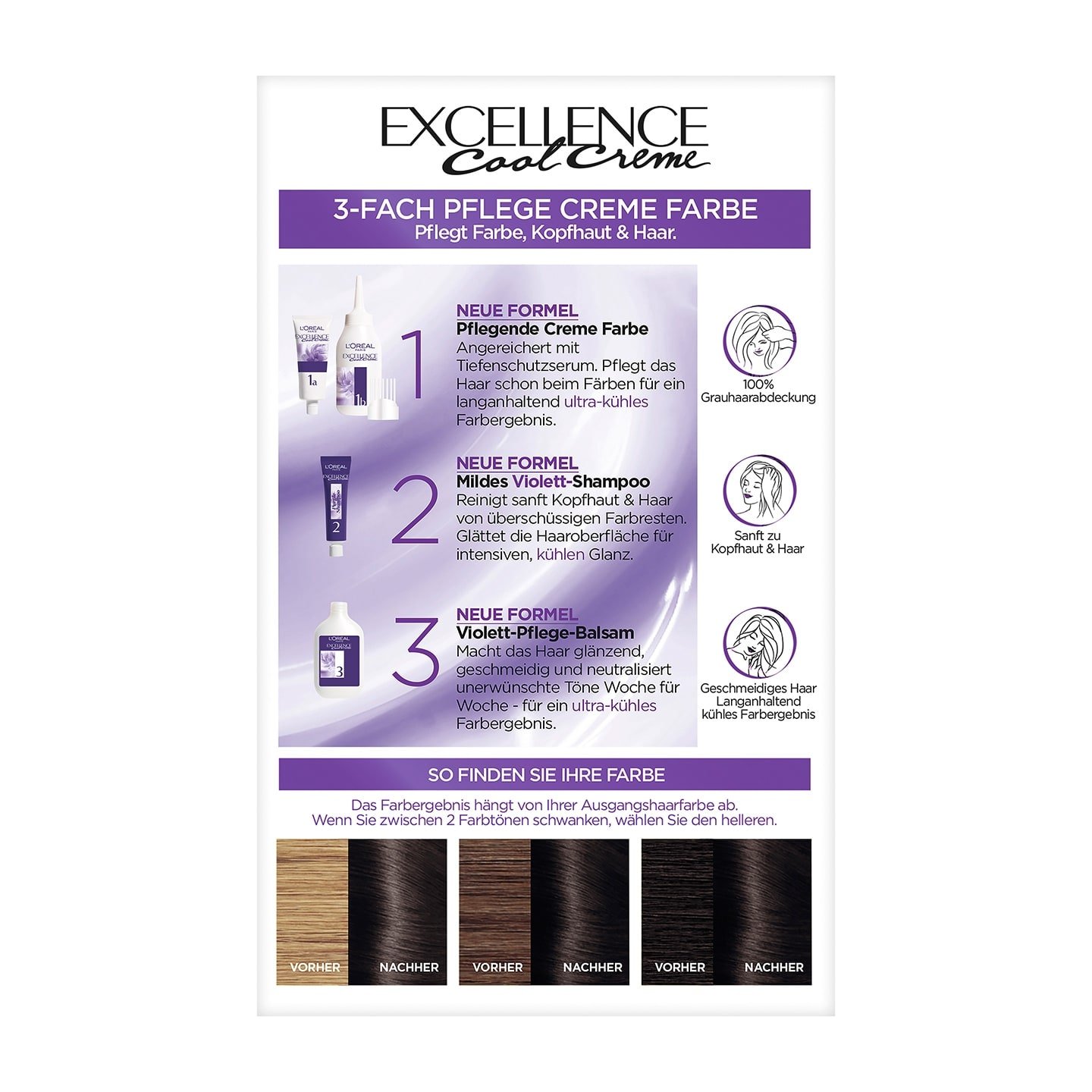 Excellence Cool Creme 3-Fach Pflege